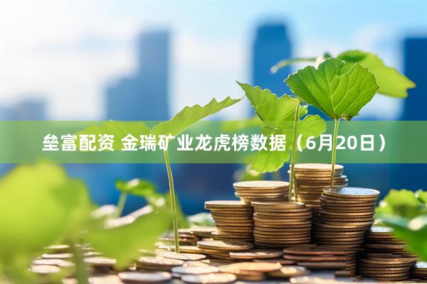 垒富配资 金瑞矿业龙虎榜数据（6月20日）