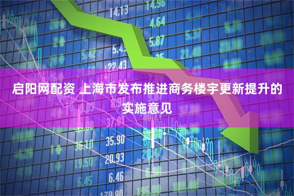 启阳网配资 上海市发布推进商务楼宇更新提升的实施意见
